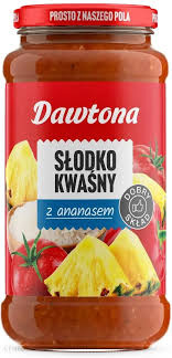 Sos Słodko-Kwaśny Z Ananasem  520G Dawtona