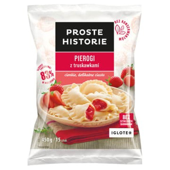 Pierogi z Truskawkami Proste Historie 450G