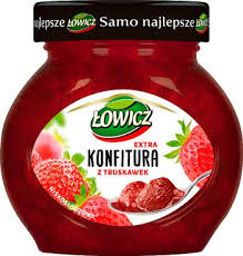 Konfitura Truskawkowa 240ML Łowicz