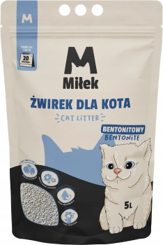 Żwirek betonitowy Dla Kota Miłek 5L