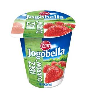 Jogurt Jogobella bez cukru truskawka 150G Zott