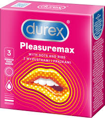 Prezerwatywy Durex Pleasuremax 3 sztuki