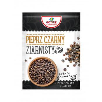 Pieprz Czarny Ziarnisty Lewiatan 15G