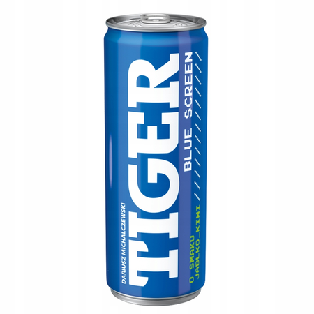 Tiger Energy Drink Blue Screen 0,25l