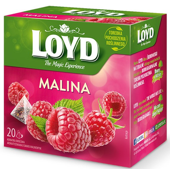 Herbata Loyd Malina 40G (20 Torebek)