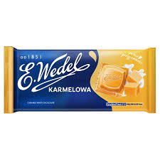 Czekolada Biała Karmelowa 80G Wedel