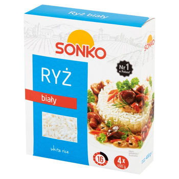 Ryż Sonko Biały 4x100G