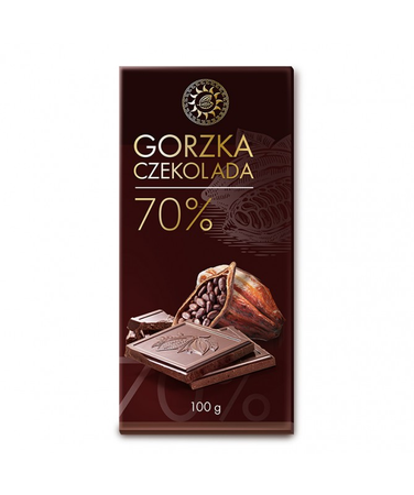 Czekolada Gorzka 70% Slim Lewiatan 100G