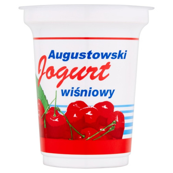 Jogurt Augustowski Wiśniowy 350G