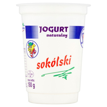 Jogurt Naturalny Sokólski 180G