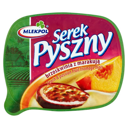 Serek Homogenizowany Pyszny Brzoskwinia z Marakują 140G