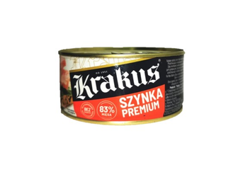 Szynka Premium Krakus 300g konserwa