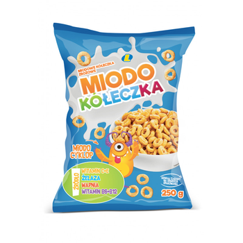Płatki Miodo Kółeczka Lewiatan 250G