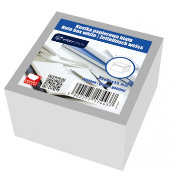 Kostka Biurowa Biała 85/85