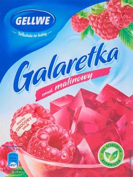 Galaretka Gellwe Malinowa 72G