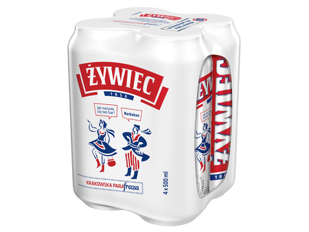 Piwo Żywiec 0,5L 4x0,5L