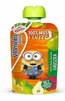 Hortex MUS Vitaminka Gruszka Jabł Ban March 100g