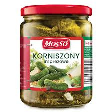 Ogórki Korniszone Imprezowe 540ml Mosso