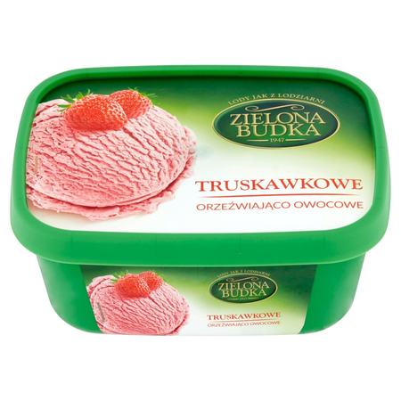 Lody Zielona Budka Truskawka 1L