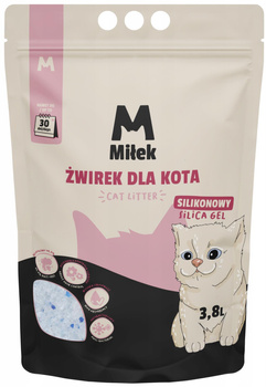 Żwirek Silikonowy Dla Kota Miłek 3,8L
