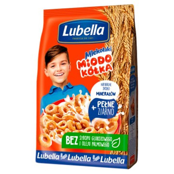 Płatki Mlekołaki Miodo Kółka Lubella 250G
