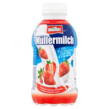 Napój Mleczny Mullermilch Truskawkowy 400ML