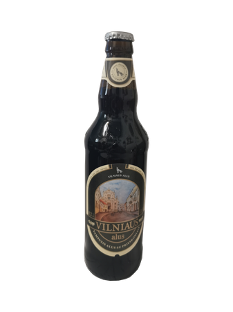 Piwo Vilniaus Ciemne z Ziolami 8.2% 0.5L