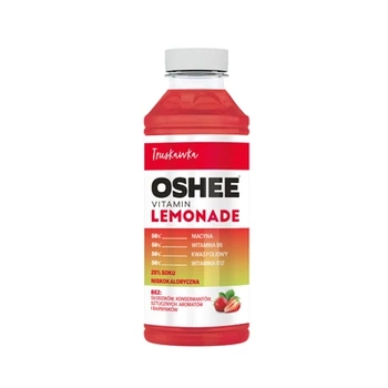 Napój Oshee Vitamin Lemonade  Strawberry 0,555L