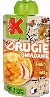 Mus Drugie Śniadanie Mango Banan Jagły 100g Kubus