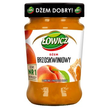 Dżem Łowicz Brzoskwiniowy 280G