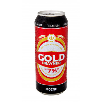 Piwo Goldbrayner Mocne 7% 0,5L Lewiatan puszka