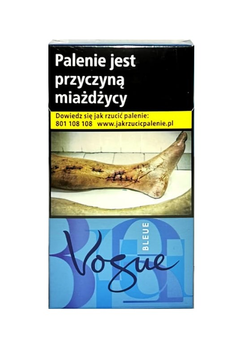 Papierosy Vogue Bleue Cienkie, Niebieskie