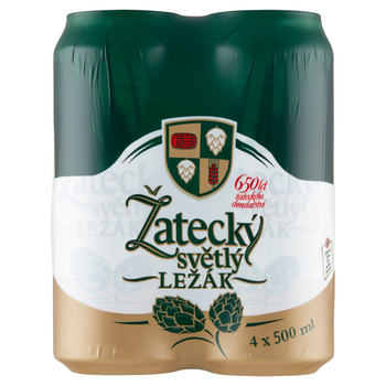Piwo Zatecky Lezak 4x0,5L puszka