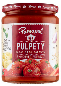Pulpety Mięsno-Warzywne w sosie Pomidorowym Pamapol 500G