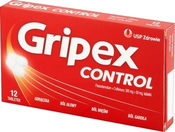 Gripex control 12 tabletek
