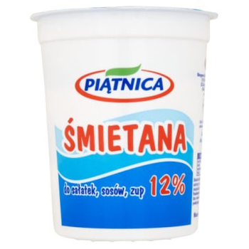 Śmietana 12% Piątnica 400G