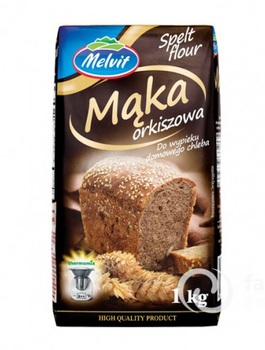 Mąka orkiszowa melvit 1kg