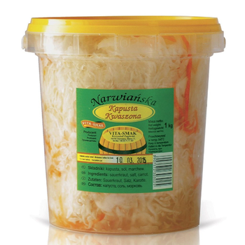 Kapusta Kiszona Narwiańska 1kg wiaderko
