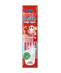 Rurki Do Mleka Quick Milk Truskawkowe 30g