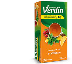 Herabata Verdin Fix Z Cytrusami  (20 torebek)