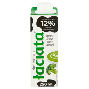 Łaciata Śmietanka UHT 12% 0,25L