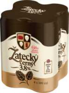 Piwo Zatecky Cerny 4x0,5L