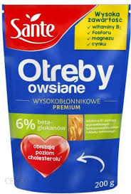 Otręby Owsiane 200G Wysokobłonnikowe Sante