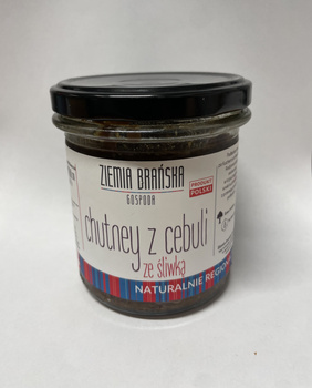 Chutney Z Czerwonej Cebuli 350ml Ziemia Brańska