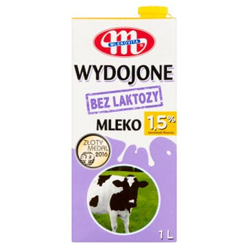 Mleko Wydojone Bez Laktozy 1,5% 1L