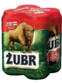 Piwo Żubr 4-Pak 0,5L