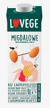 Napój Migdałowy Lovege  bez cukru 1L