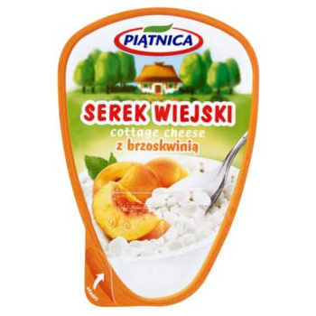 Serek Wiejski Piątnica z Brzoskwinią 150G