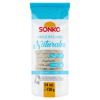 Wafle ryżowe Sonko naturalne 130G