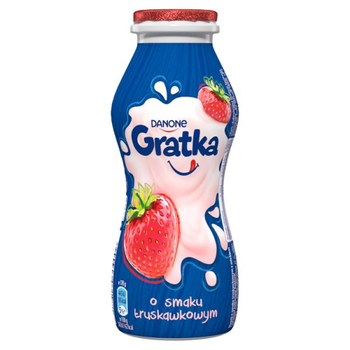 Jogurt Gratka Drink Truskawka 170G